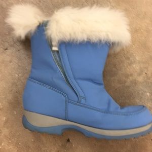 Lands End fur boots